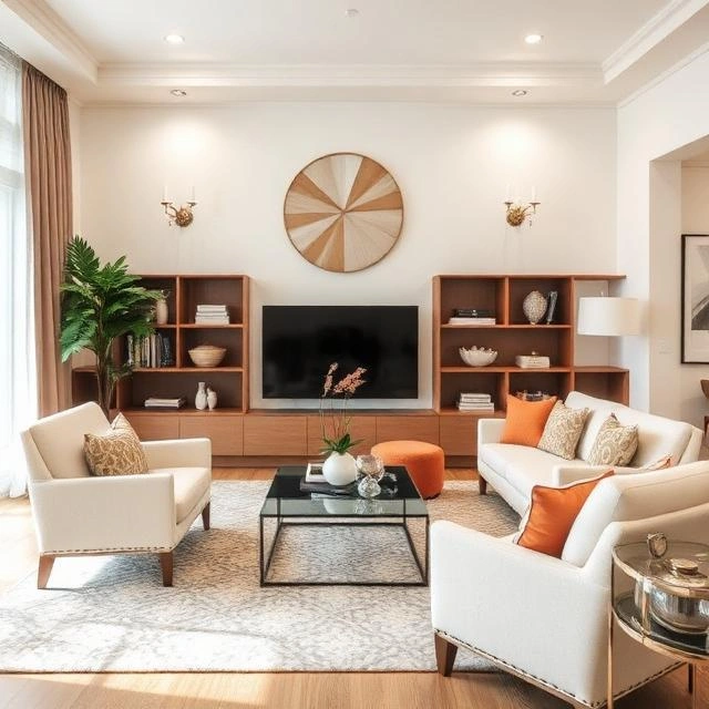 elegant home interior featuring luxury finishes and contemporary design elements