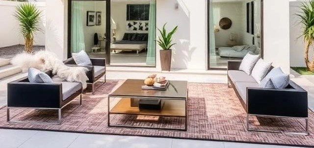 ull villa renovation in Dubai showing modern interior upgrade with luxury finishes and construction process