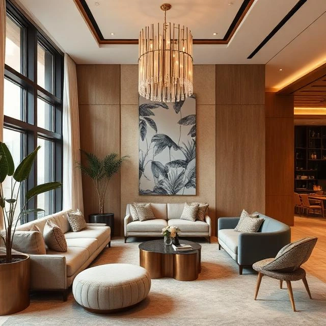 Interior design trends in Dubai for 2026 in a modern living room