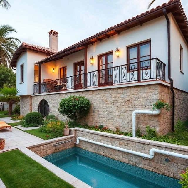LED lighting installation during residential villa renovation in Dubai