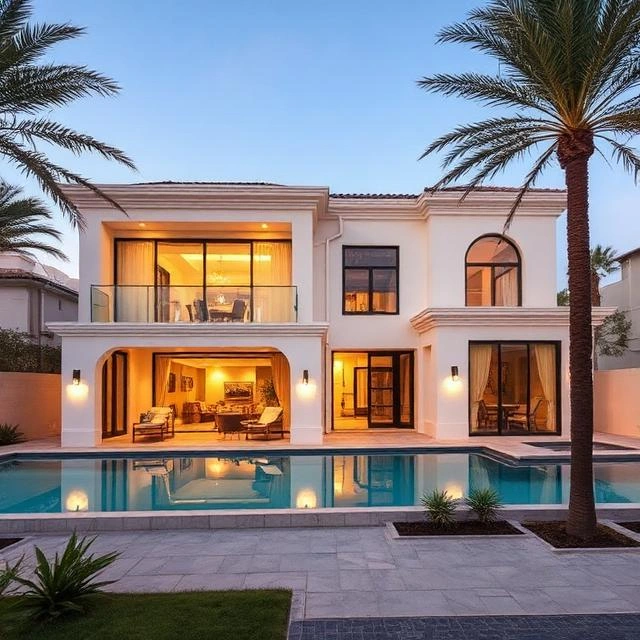 New PPR plumbing pipes, water supply lines, drainage systems, and sanitary installations in a renovated villa in Dubai.