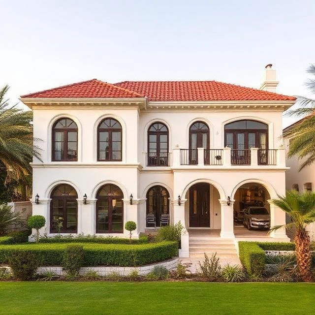 Professional HVAC installation in a luxury villa renovation in Dubai Hills Estate