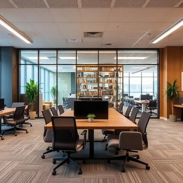 FSC-certified timber used in sustainable interior fit-out project