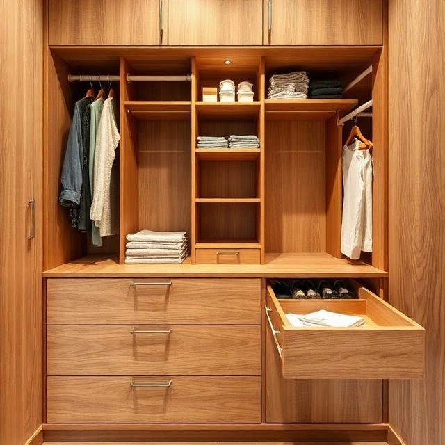 Interior designer reviewing custom joinery shop drawings in Dubai