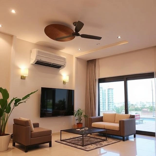 Electrical rewiring work completed during a modern Dubai villa renovation