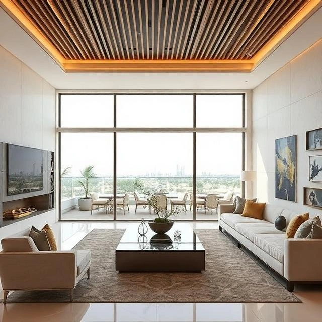 Engineers performing MEP upgrades during a luxury villa renovation project in Dubai, including HVAC, electrical, and plumbing system installation.