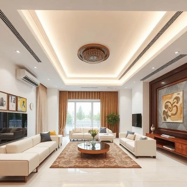 Fire alarm and electrical safety system installed during villa renovation