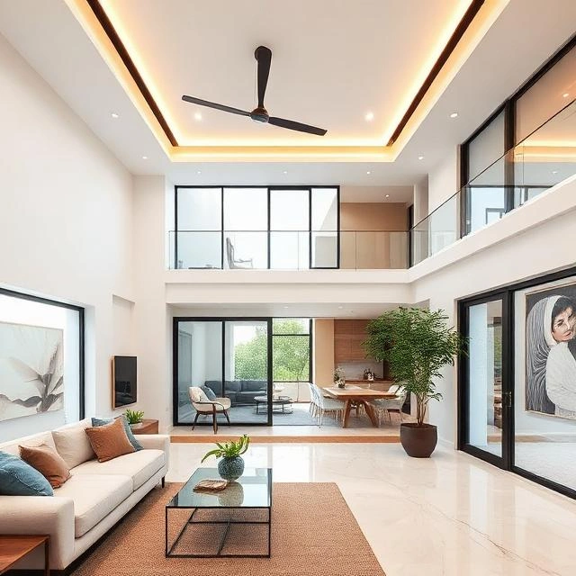 Luxury villa undergoing complete MEP renovation and interior refurbishment