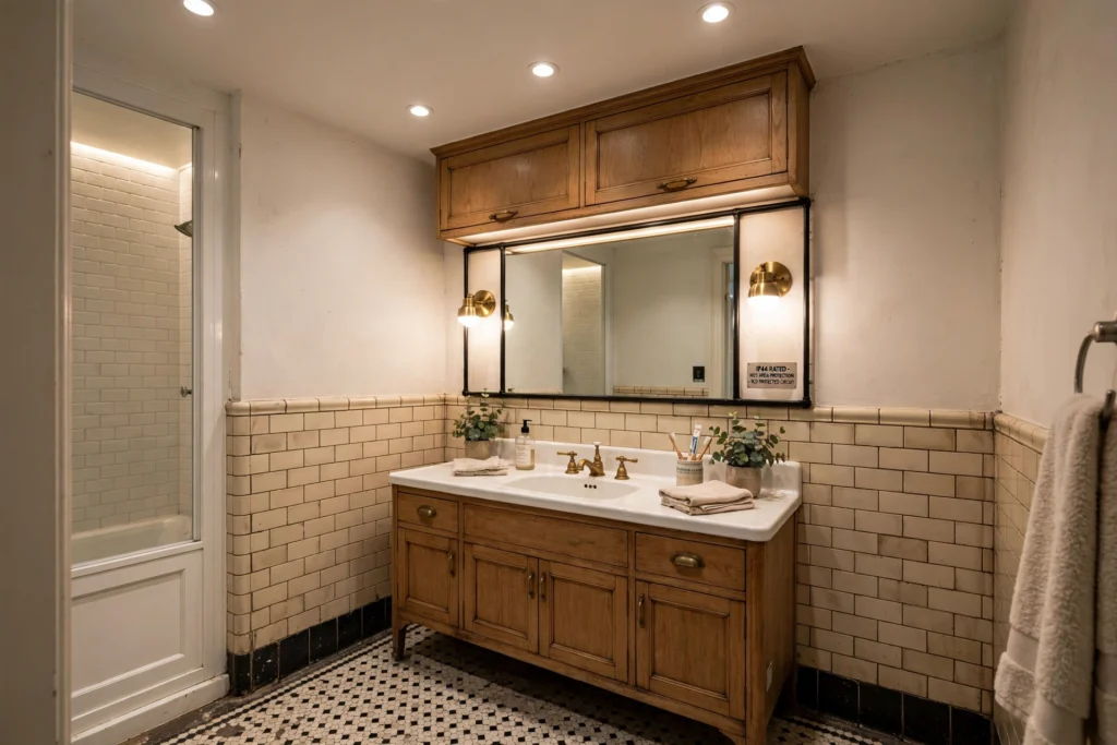 bathroom vanity with storage for small bathrooms