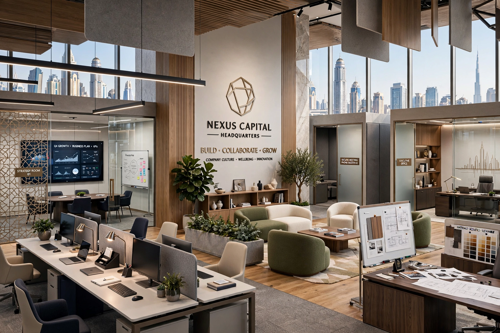 Office interior design in Dubai