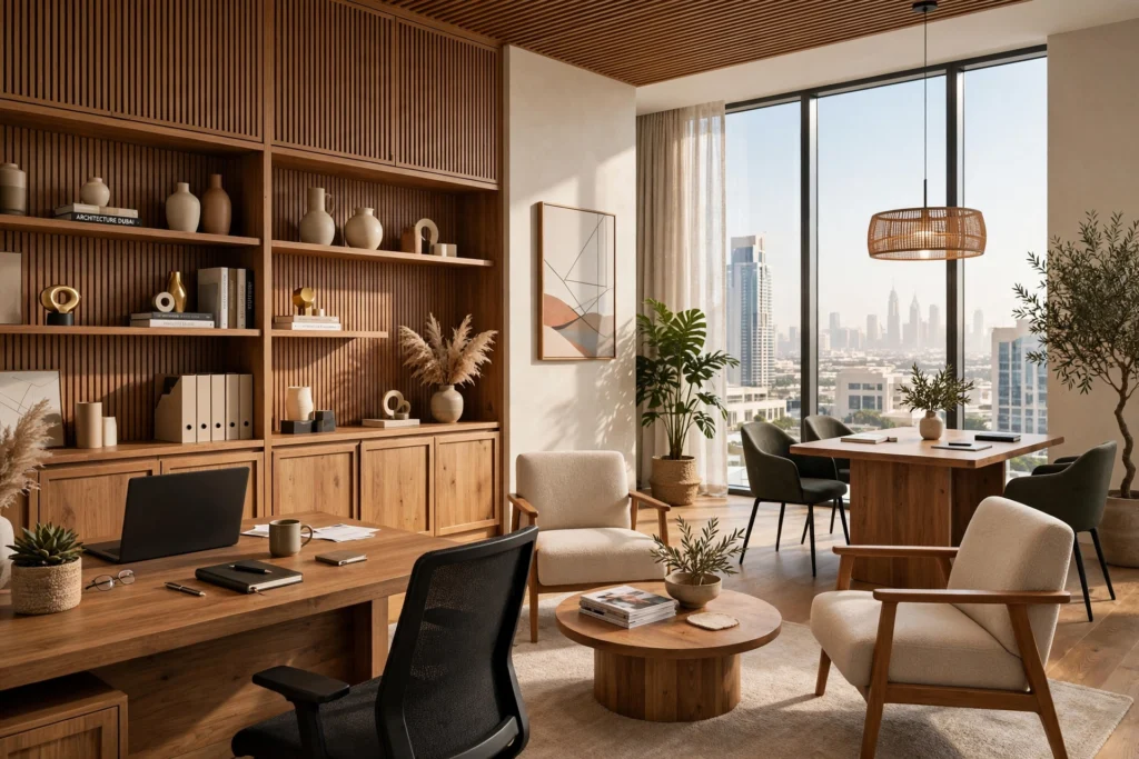 Modern corporate office interior design in Dubai