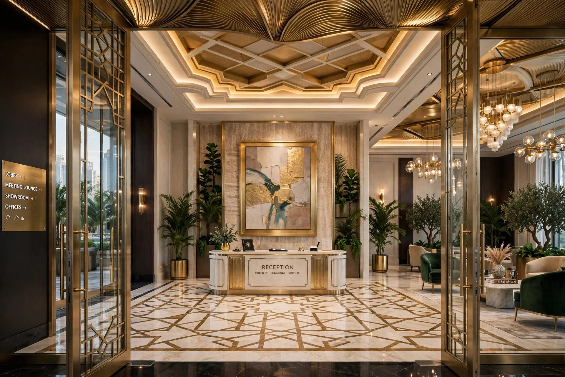 Grand luxury interior design in Dubai