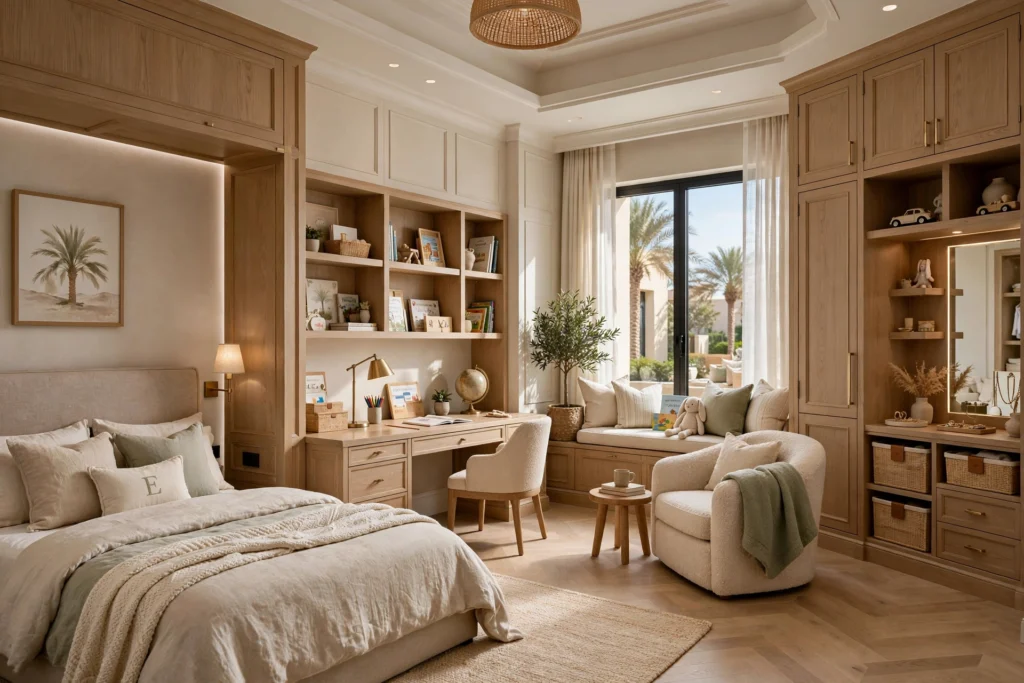custom kids bedroom furniture and built in storage