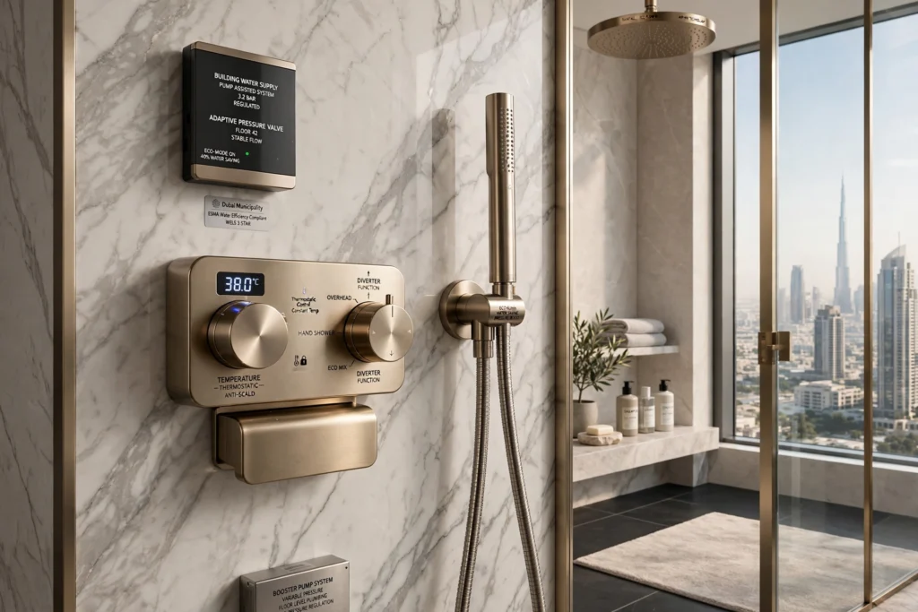 modern bathroom vanity for Dubai home renovation