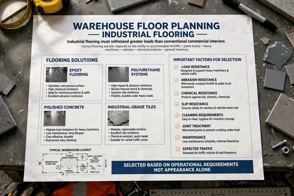 high bay LED lighting in modern Dubai warehouse