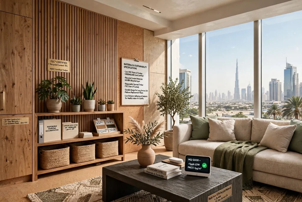 Engineered wood flooring used in a contemporary residential interior
