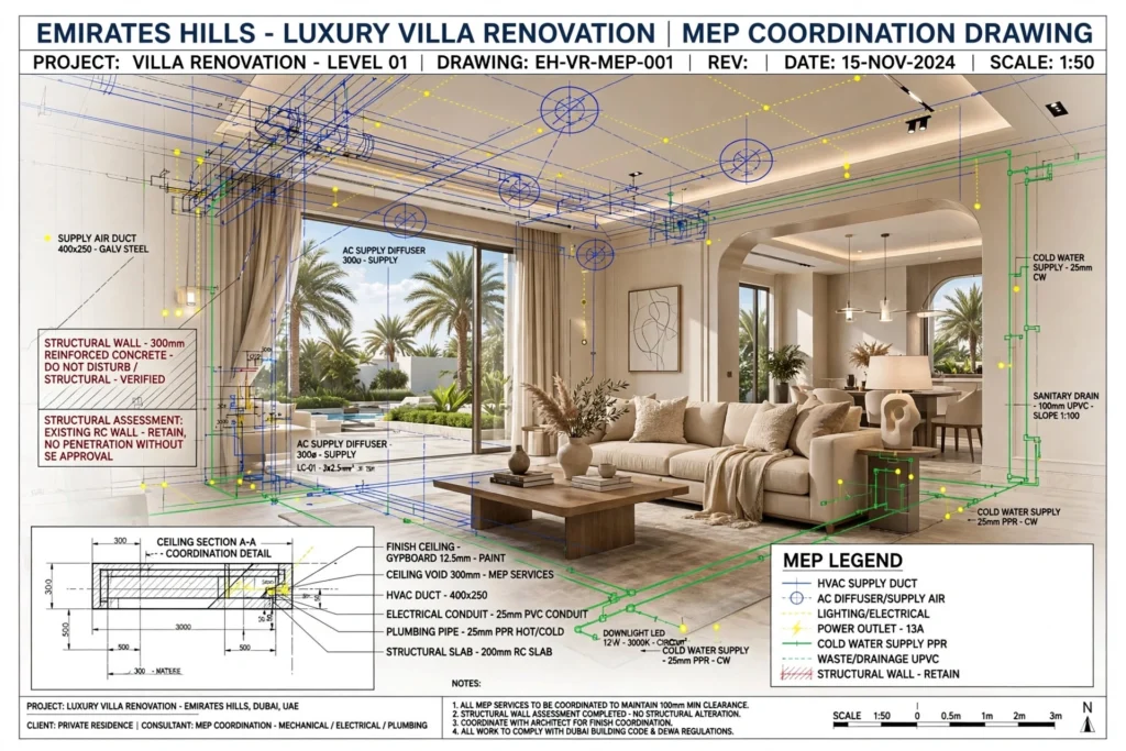 Smart home technology integrated into a luxury Dubai villa