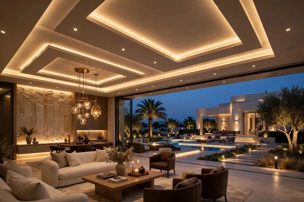 Bespoke joinery and custom cabinetry in a luxury Dubai villa