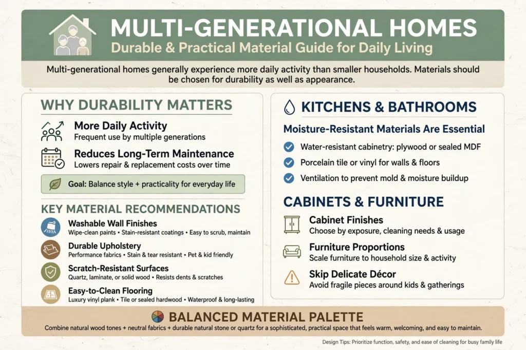 Accessible bathroom design for a multi-generational home